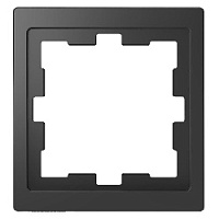Дизайнерская рамка 1 местная, антрацит, MTN4010-6534 Schneider Electric, серия Merten D-Life