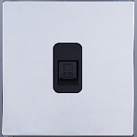 Розетка Ethernet RJ-45, SJAN77DC13, светлый глянец, Salvador