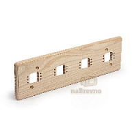 Четверная накладка на плоскость, ясень, RM4-0 naBrevno, серия Ретро Металл