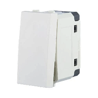 Дизайнерский выключатель малый, белый, 850204-1 LK Studio, одноклавишный, проходной, серия LK45