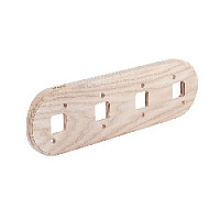 Четверная накладка на бревно D240 мм., дуб, RM4-240-D naBrevno, серия Ретро Металл