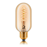 Ретро лампа накаливания T45 F5, E27, золотая, 051-941 Sun Lumen