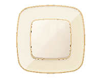 Дизайнерская рамка из оргстекла 1 местная, бежевый / шампань, OF640341 Ambrella Volt