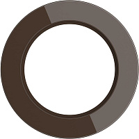 Рамка 1 местная Favorit Runda, коричневый, W0015114 Werkel
