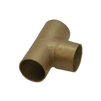 Тройник для труб D14 Бронзовый, GBQ 3071428 Villaris-loft