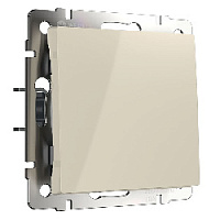 Дизайнерская кнопка звонка, слоновая кость глянцевый, W1114503 Werkel, одноклавишный