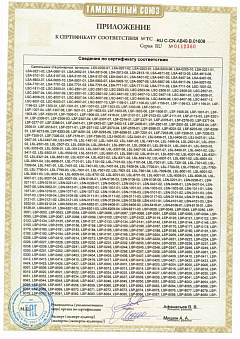 Сертификат производителя