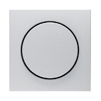 Центральная панель поворотного диммера, алюминиевый, матовый, 11371404 Berker, серии S.1/B.3/B.7