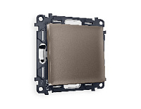 Комплект механизма 1-кл проходного выключателя, темная бронза матовый, MA631020 Ambrella Volt, одноклавишный