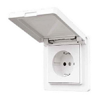 Дизайнерская рамка влагозащищенная 1 местная, белый, 85506W Wedder, серия R2, IP44