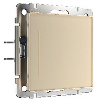 Умный сенсорный выключатель, шампань, W4513011 Werkel, одноклавишный