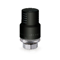 Дизайнерская термостатическая головка М30х1,5, черный матовый N094-0000V00S S.R.Rubinetterie