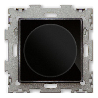 Дизайнерский диммер (светорегулятор), черный, GL-F33-BCG CGSS, серия Эстетика