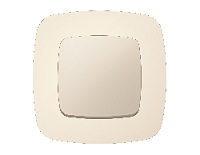 Дизайнерская рамка из термопластика 1 местная, бежевый матовый, OF140331 Ambrella Volt