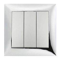 Дизайнерские выключатели Трехклавишные