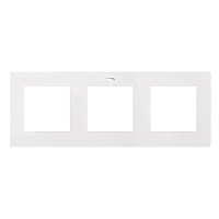 Дизайнерская рамка 3 местная, белый, 2400630-030 Simon, серия 24 Harmonie