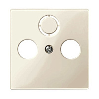 Центральная плата розетки TV+FM+SAT, бежевый, MTN296744 Schneider Electric, серия Merten System M