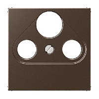 Накладка розетки TV-FM-SAT, мокко, A561PLSATMO Jung, серия A