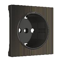 Накладка для розетки с заземлением, бронза рифленый, W1179012 Werkel