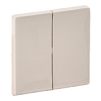 Двойная клавиша выключателя слоновая кость, 755021 Legrand, серия Valena Life