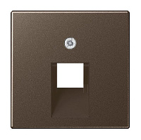 Накладка розетки компьютерной/ телефонной, мокко, A569-1PLUAMO Jung, серия A
