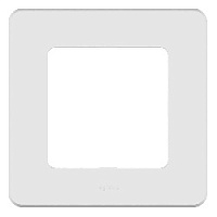 Дизайнерская рамка 1 местная, белый, 673930 Legrand, серия Inspiria