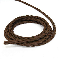 Витой провод электрический 3*2.5 коричневый 63242 Lindas