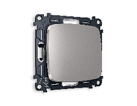 Комплект механизма 1-кл выключателя, сталь матовый, MO501010 Ambrella Volt, одноклавишный