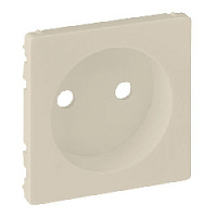 Накладка для розетки без заземления, слоновая кость, 754971 Legrand, серия Valena Life