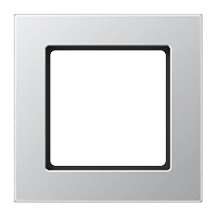 Дизайнерская рамка 1 местная, алюминий, A5581BFAL Jung, серия A 550