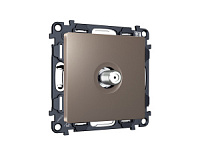 Комплект механизма TV розетки SAT 5-2400MHz 3.5dB , темная бронза, MA643050 Ambrella Volt
