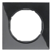 Дизайнерская рамка 1 местная, черный, глянцевый, 10112245 Berker, серия R.3