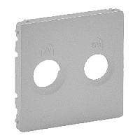 Накладка для розетки TV-SAT, алюминий, 754822 Legrand, серия Valena Life
