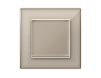 Дизайнерская рамка из оргстекла 1 местная, серо-бежевый, AF580361 Ambrella Volt