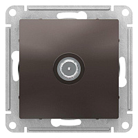 Дизайнерская розетка TV оконечная, мокко, ATN000691 Schneider Electric, серия Atlas Design