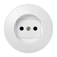 Накладка для розетки без заземления, белый, 88040-60 Simon, серия 88