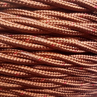 Ретро кабель витой ГОСТ 3*1.5, бронзовый, FRRTX-03X1.50BRO Salcavi Industrie