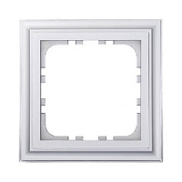Дизайнерская рамка 1 местная, серебристый металлик, 894103-1 LK Studio, серия LK80 Classic