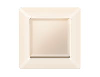 Дизайнерская рамка из термопластика 1 местная, бежевый матовый, AF110331 Ambrella Volt