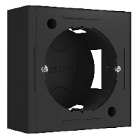Коробка для накладного монтажа 1 местная, черный, W8000008 Werkel