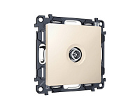 Комплект механизма TV розетки оконечной экранированной 5-1000MHz 3dB, бежевый матовый, MA333005 Ambrella Volt