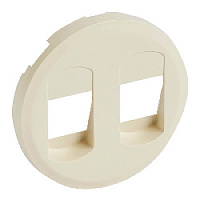 Накладка для двойной аудио розетки, слоновая кость, 066241 Legrand, серия Celiane