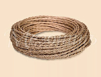 Ретро кабель витой ПВХ (5 м.) 3*1.5, бежевый перламутр, GE70103-29 ТМ МезонинЪ