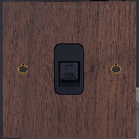 Розетка Ethernet RJ-45, SWBY3CC13, коричневый, Salvador