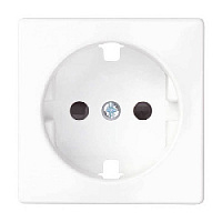 Накладка для розетки с заземлением, белый, 82041-30 Simon, серия 82