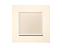 Дизайнерская рамка из термопластика 1 местная, бежевый матовый, AF220331 Ambrella Volt