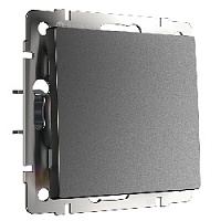 Дизайнерский выключатель, графит матовый, W1110064 Werkel, одноклавишный