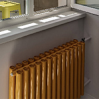 Дизайнерский радиатор Гармония 2 1250 KZTO, сталь