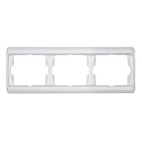 Дизайнерская рамка 3 местная, полярная белизна, глянцевый, 13730069 Berker, серия Arsys