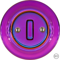 Ретро выключатель пурпурно-фиолетовый металлик PEVIGSlds Katy Paty диммер для ламп накаливания